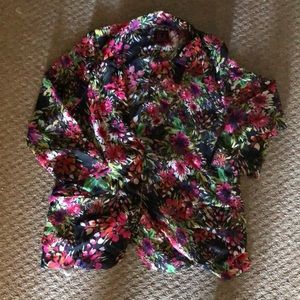 Floral blazer